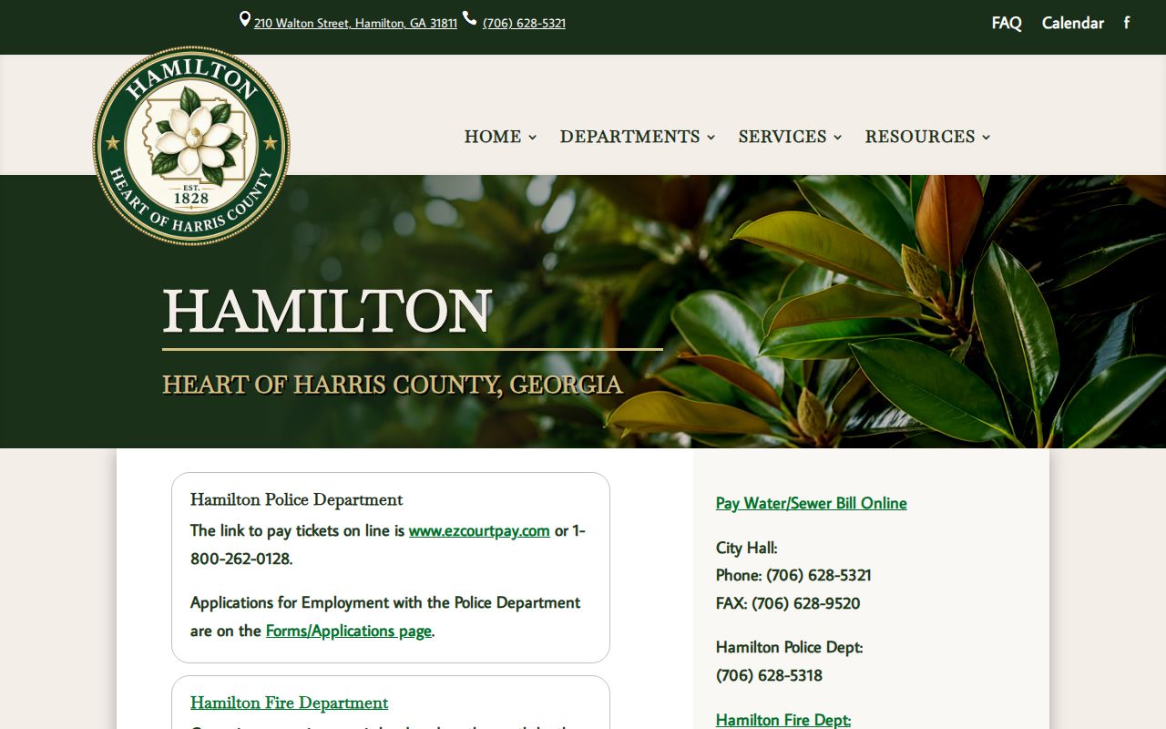 Hamilton criminal history police and public safety page