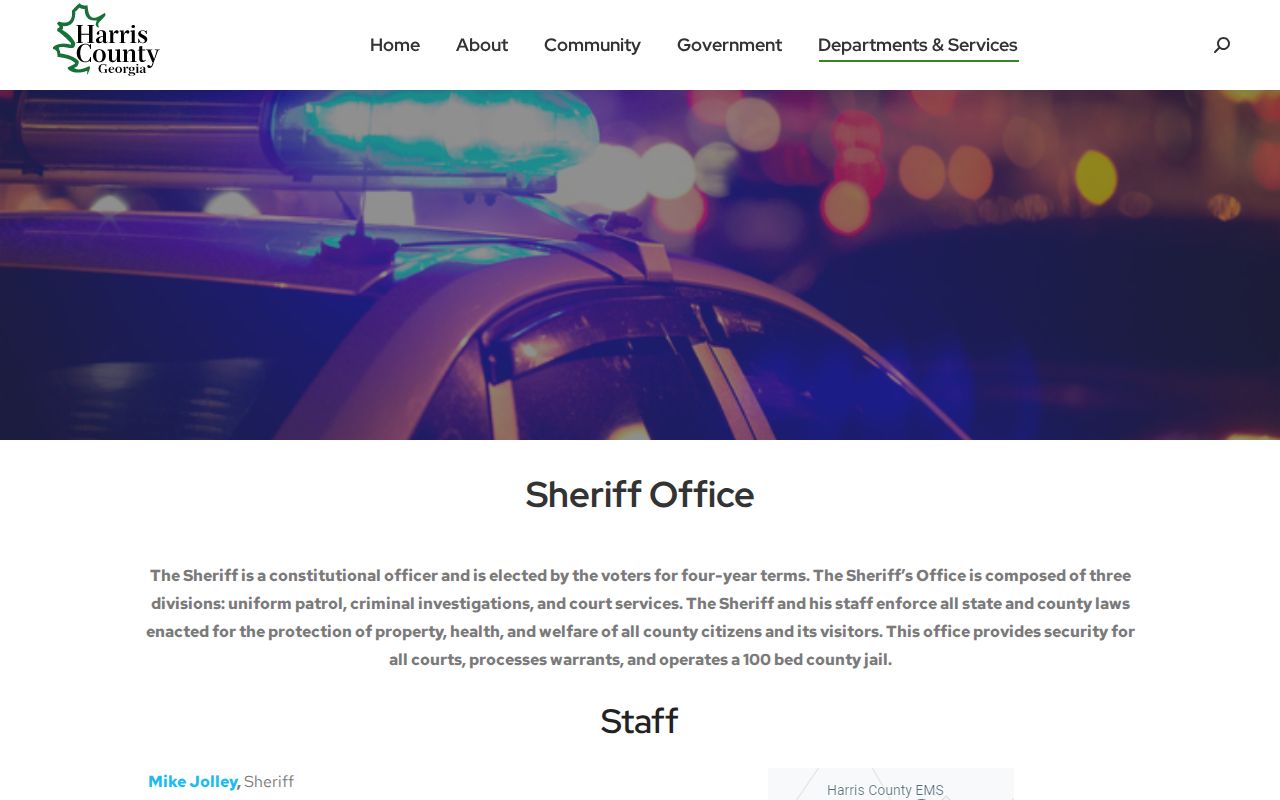 Harris County arrest history county jail page