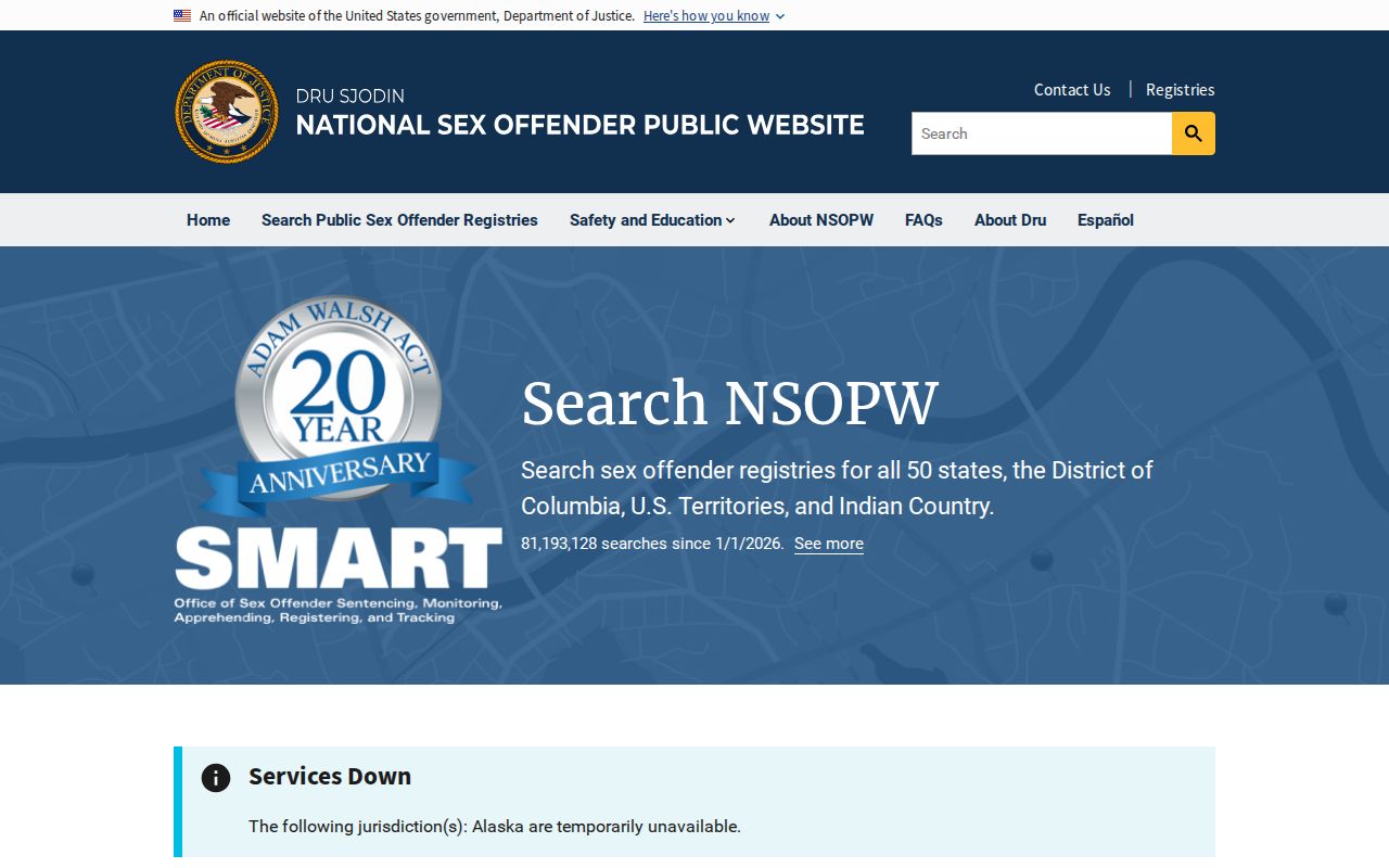 National registry search for cross-state checks related to Harris County